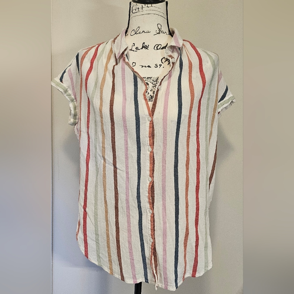 Madewell Striped Cotton shirt - Size M